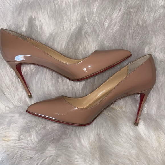 Christian Louboutin Nude/Beige  size 7B - Picture 3 of 6